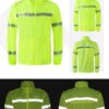 Summer Coat with Reflective Lines - Image 4